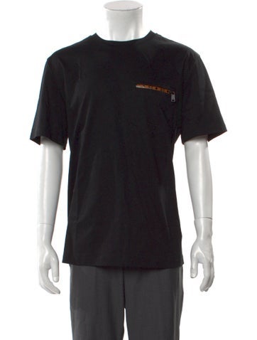 MCM T-Shirts Graphic Print Crew Neck T-Shirt L