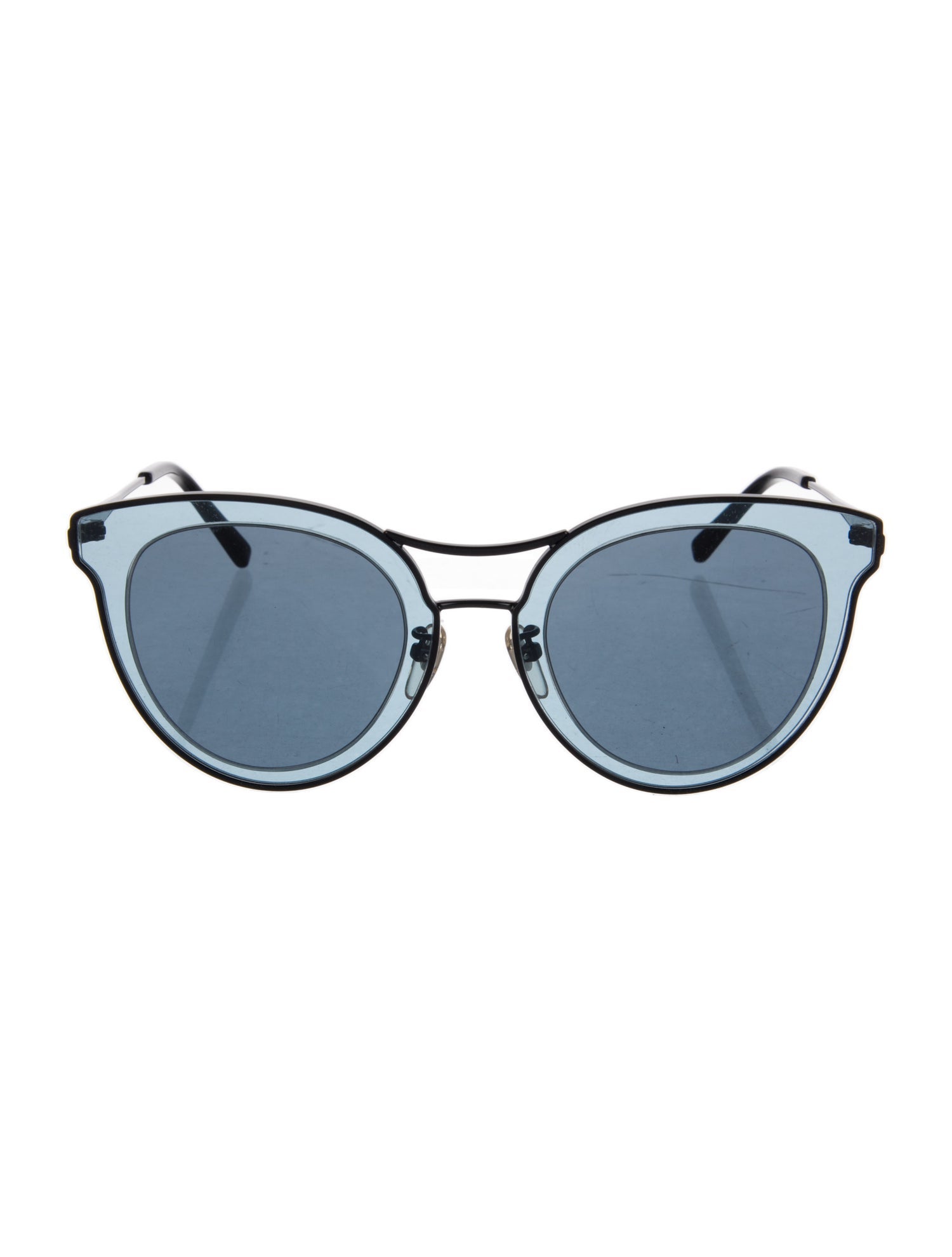 MCM Signature Logo Round Sunglasses