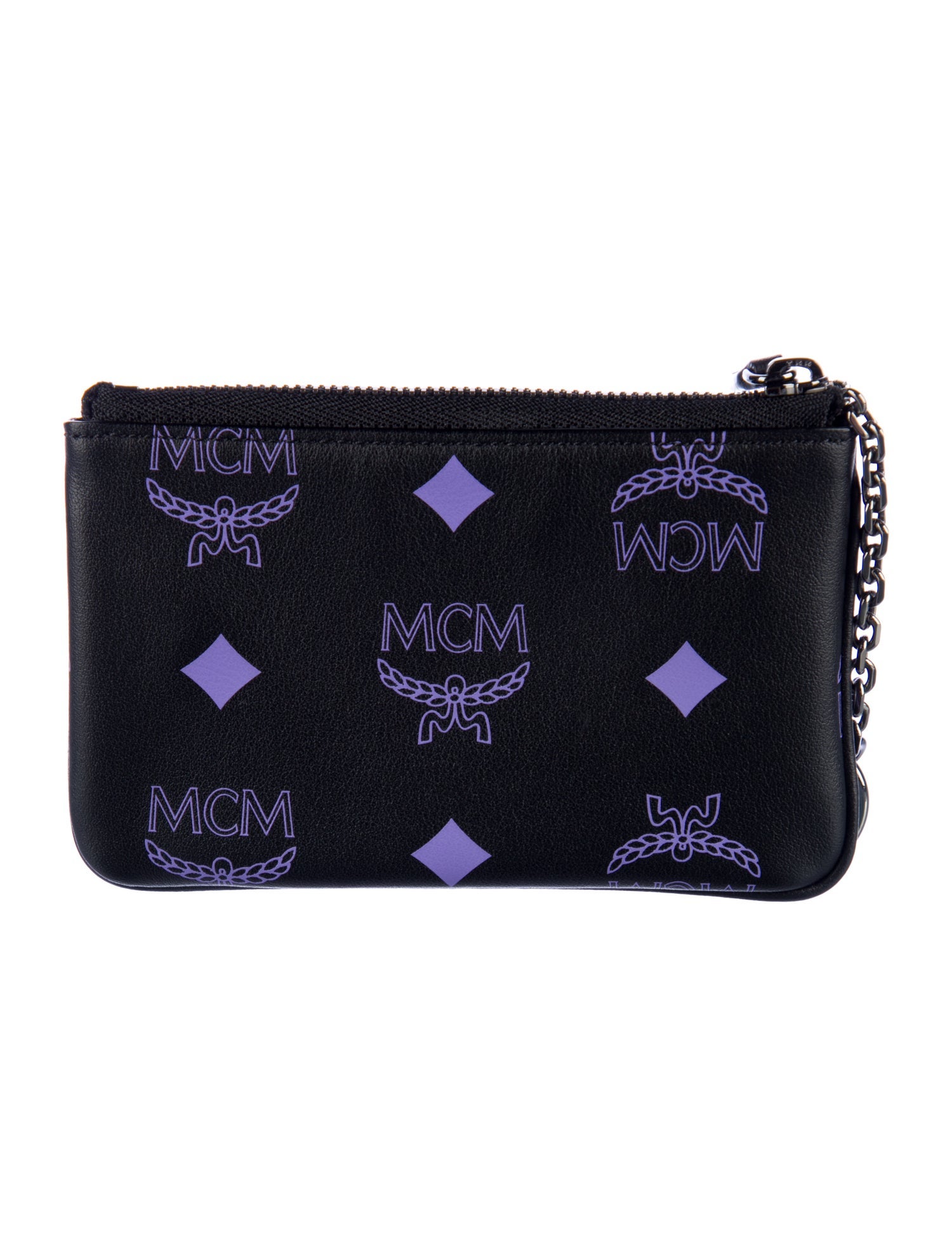 MCM Visetos Color Splash Key Pouch