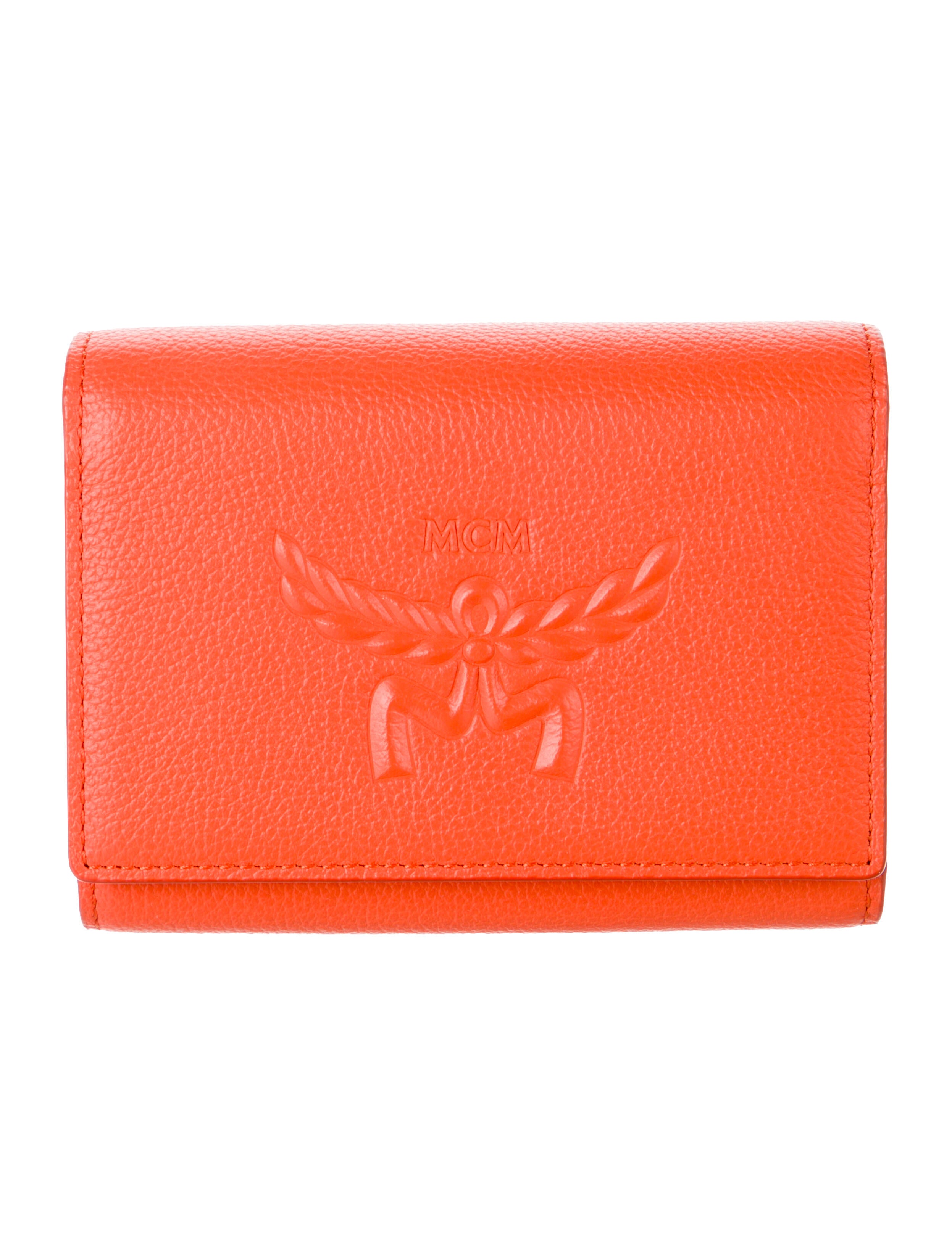 MCM Leather Trifold Wallet