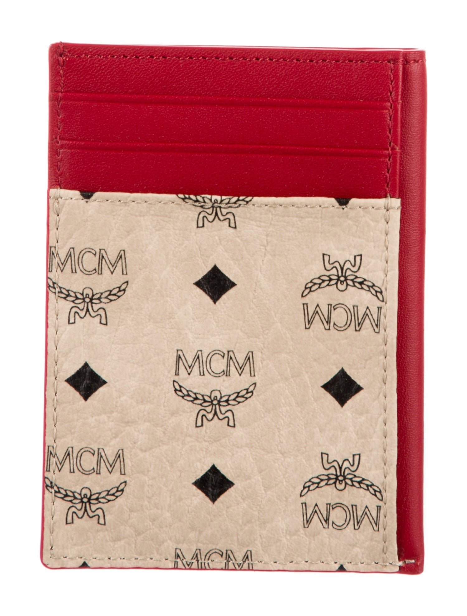 MCM Visetos Leather Wallet