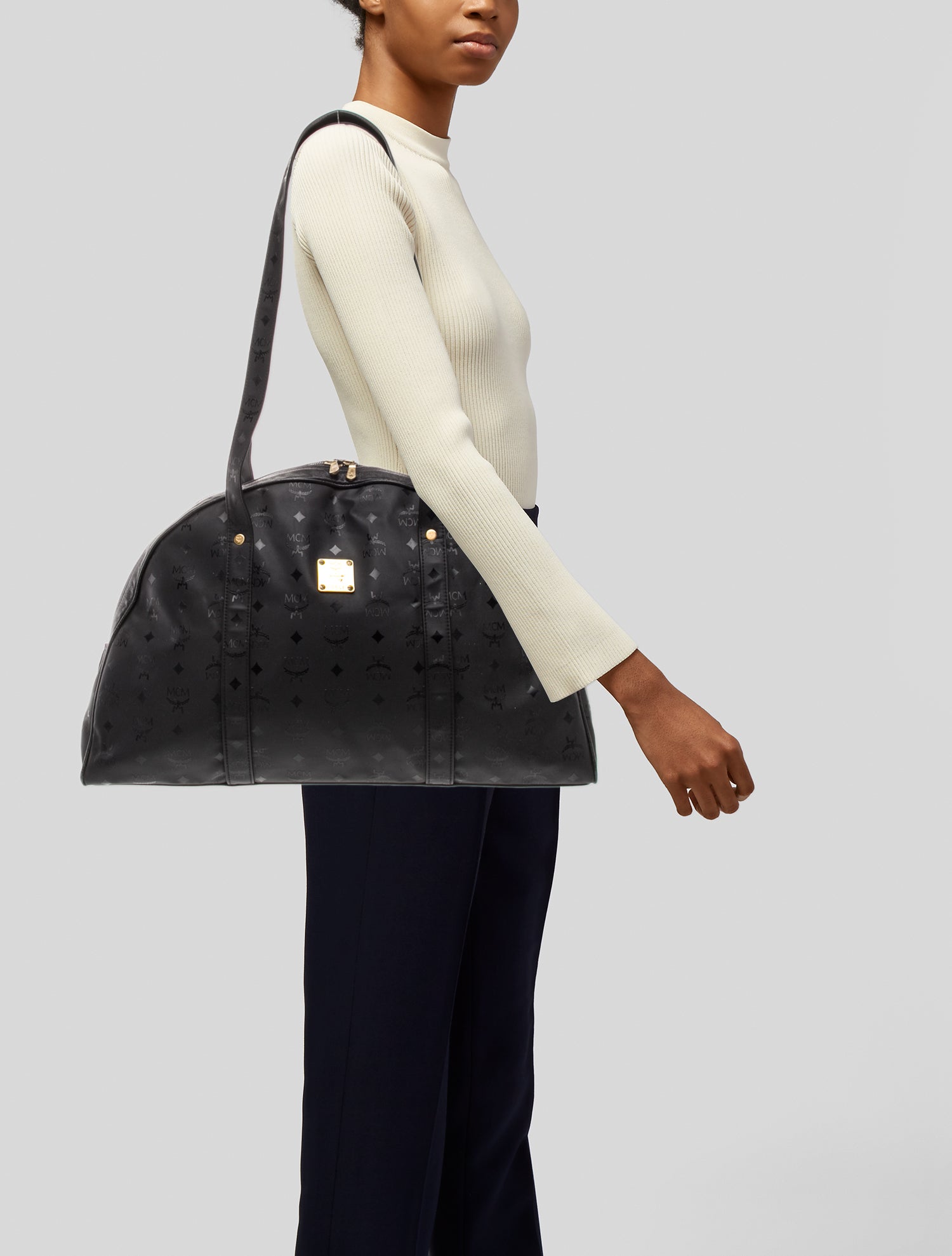 MCM Leather Shoulder Bag