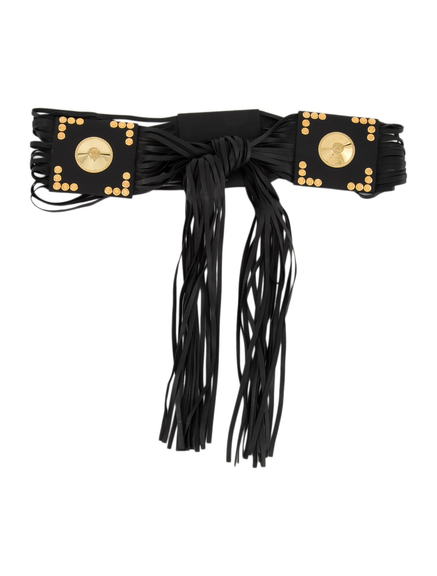 MCM Wide Leather Waist Belt