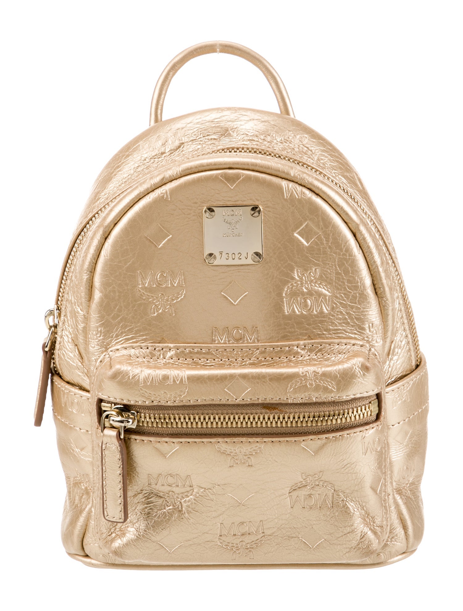 MCM Leather Mini Backpack