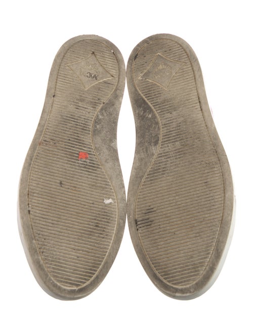 MCM Monogram Pattern Leather Sneakers