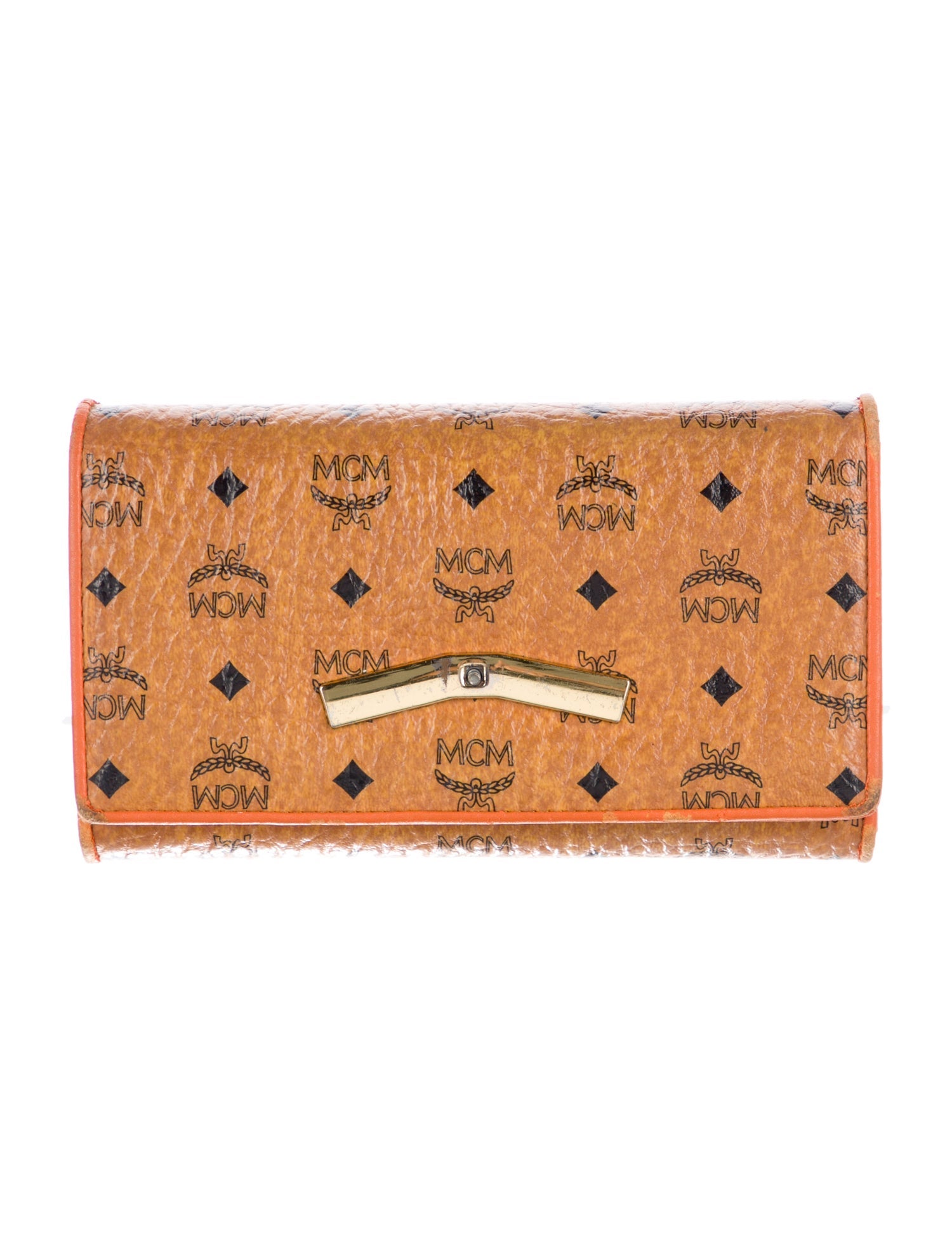 MCM Monogram Pattern Continental Wallet