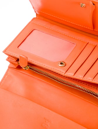 MCM Monogram Pattern Continental Wallet