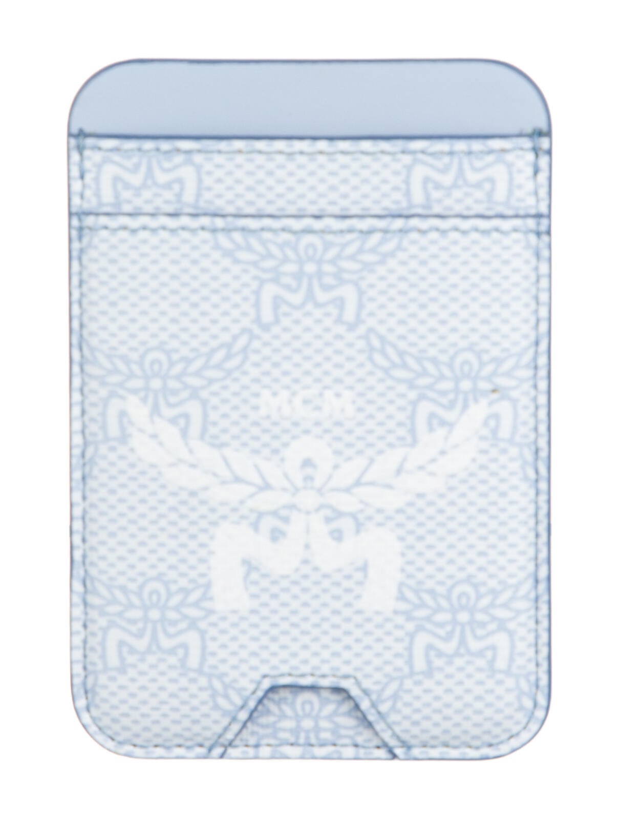 MCM Leather Printed Card Holder