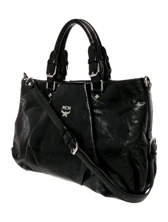 MCM Visetos Top Handle Bag