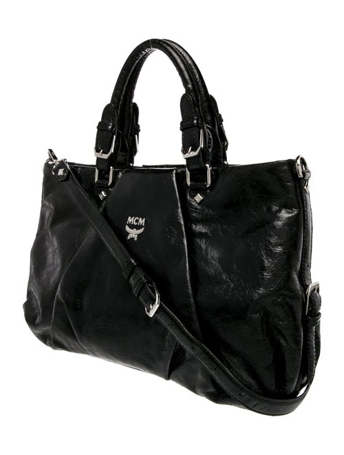 MCM Visetos Top Handle Bag
