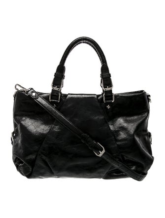 MCM Visetos Top Handle Bag