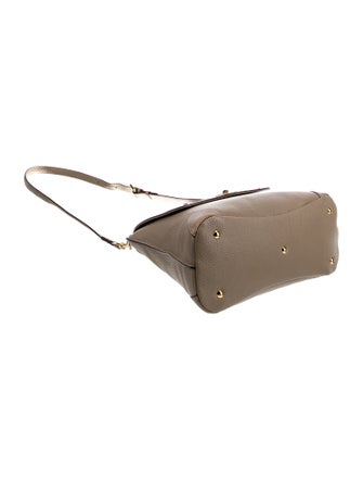 MCM Leather Top Handle Bag