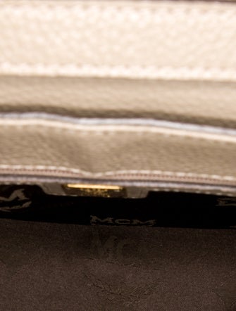 MCM Leather Top Handle Bag