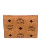 MCM Visetos Monogram Pattern Compact Wallet w/ Tags