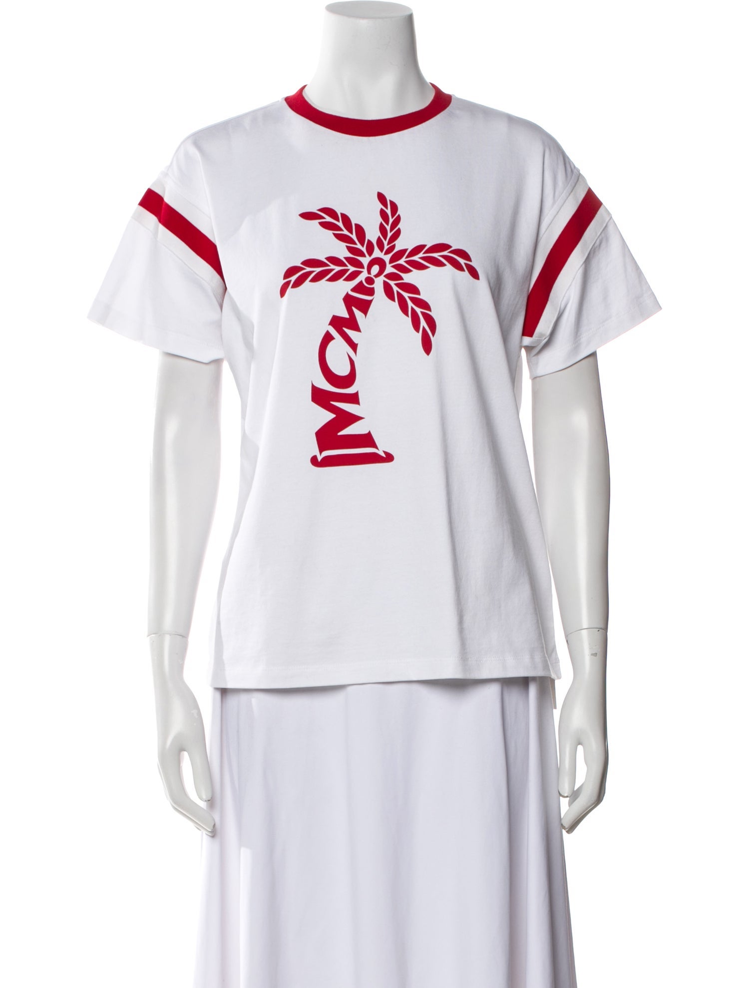 MCM Graphic Print Crew Neck T-Shirt