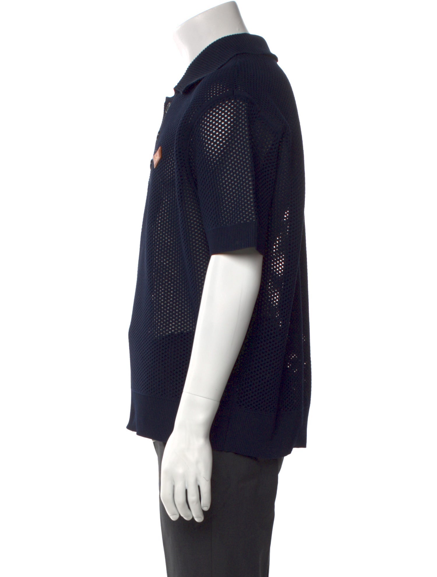 MCM Collar Short Sleeve Polo Shirt