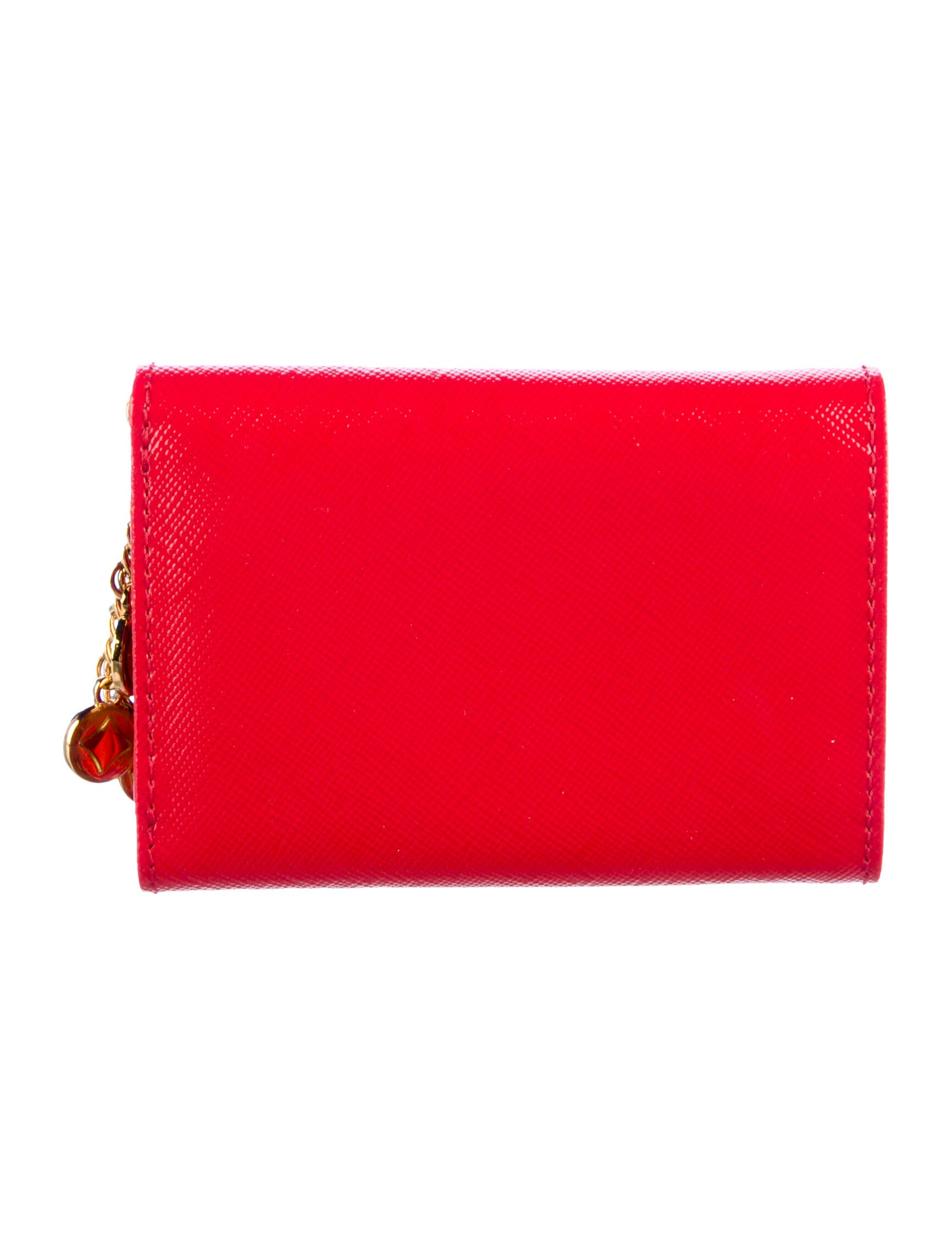 MCM Saffiano Leather Trifold Wallet