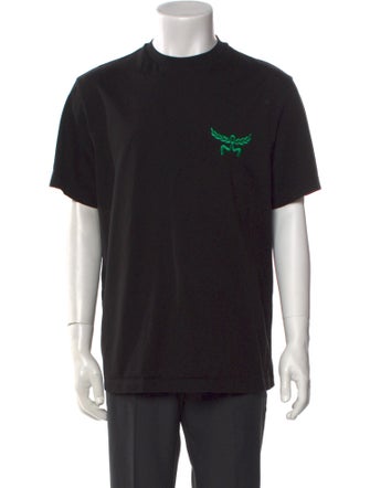 MCM Monogram Pattern Crew Neck T-Shirt