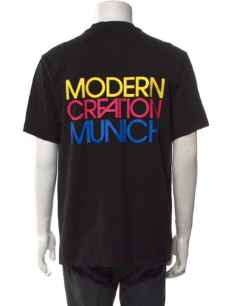 MCM Monogram Pattern Crew Neck T-Shirt