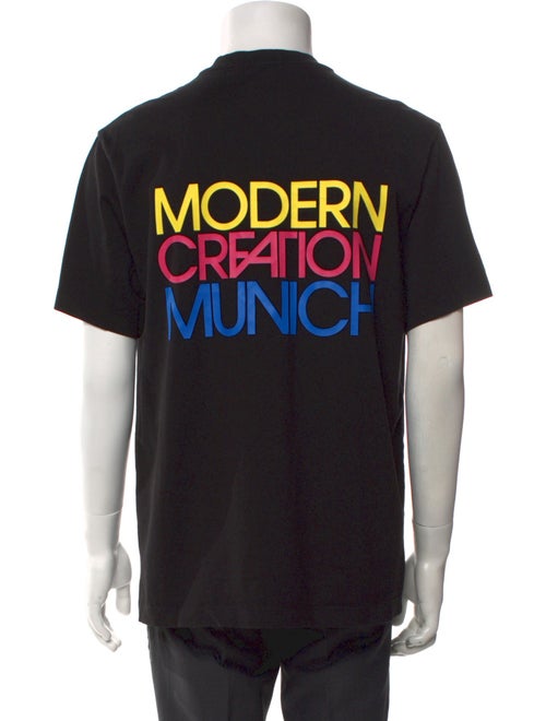 MCM Monogram Pattern Crew Neck T-Shirt