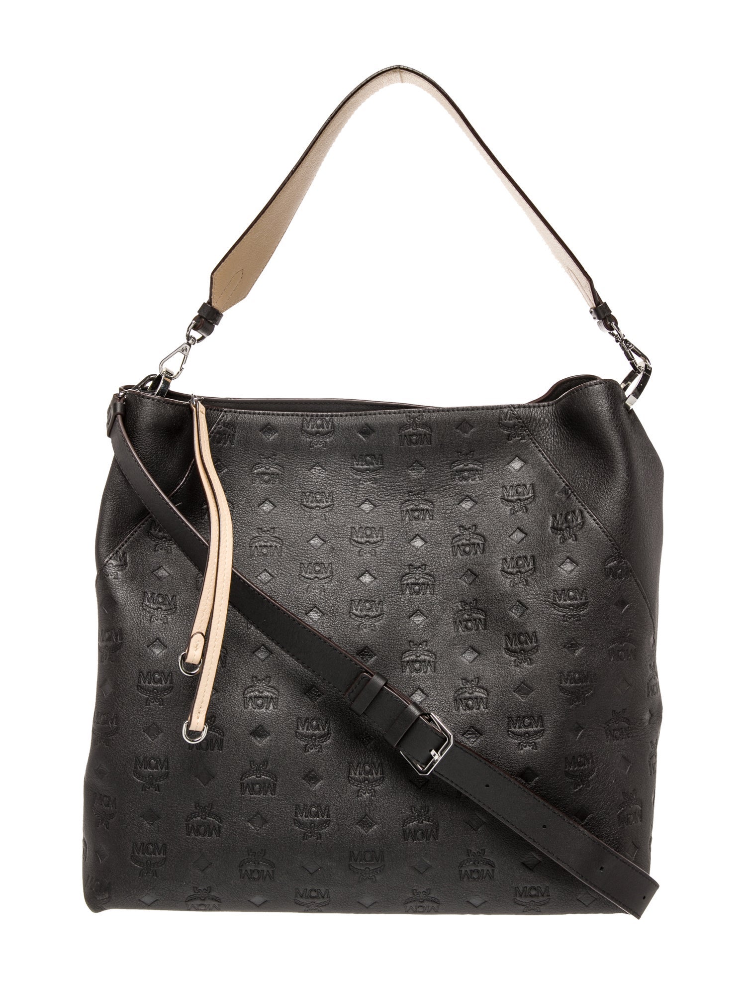MCM Leather Top Handle Bag