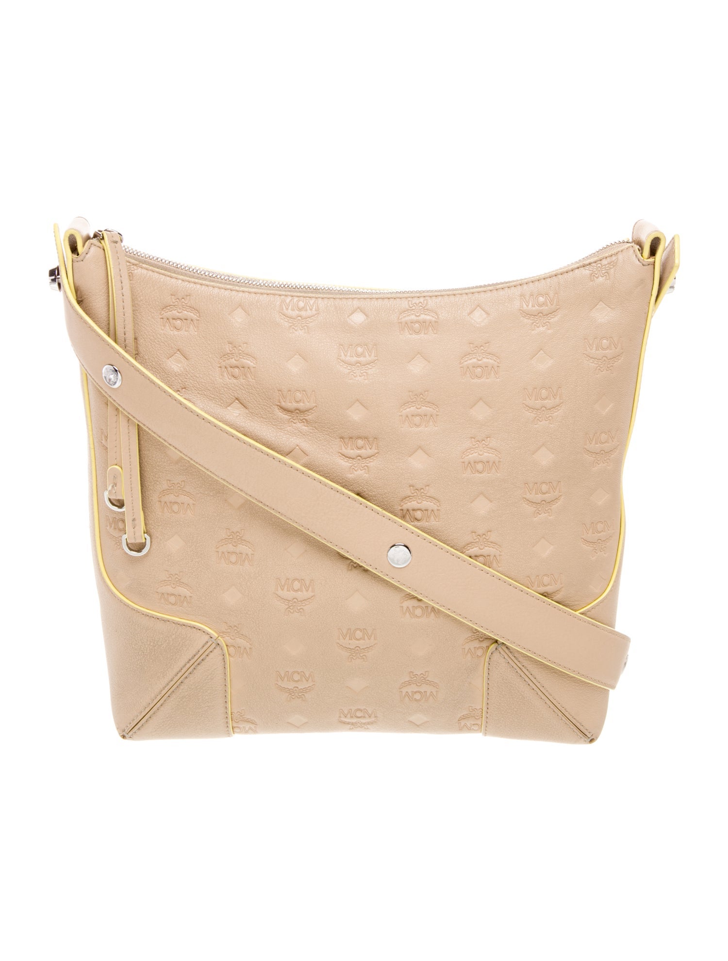 MCM Leather Messenger Bag