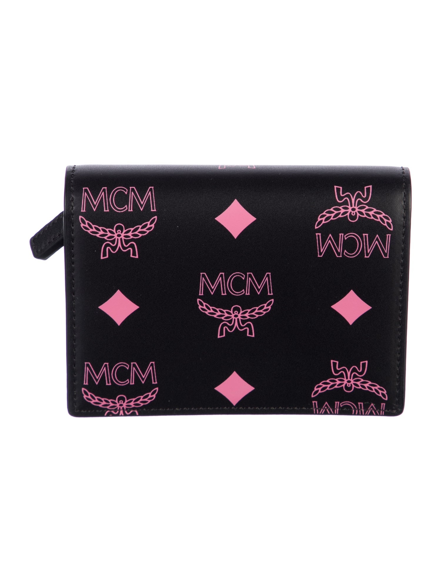 MCM Leather Printed Bifold Wallet