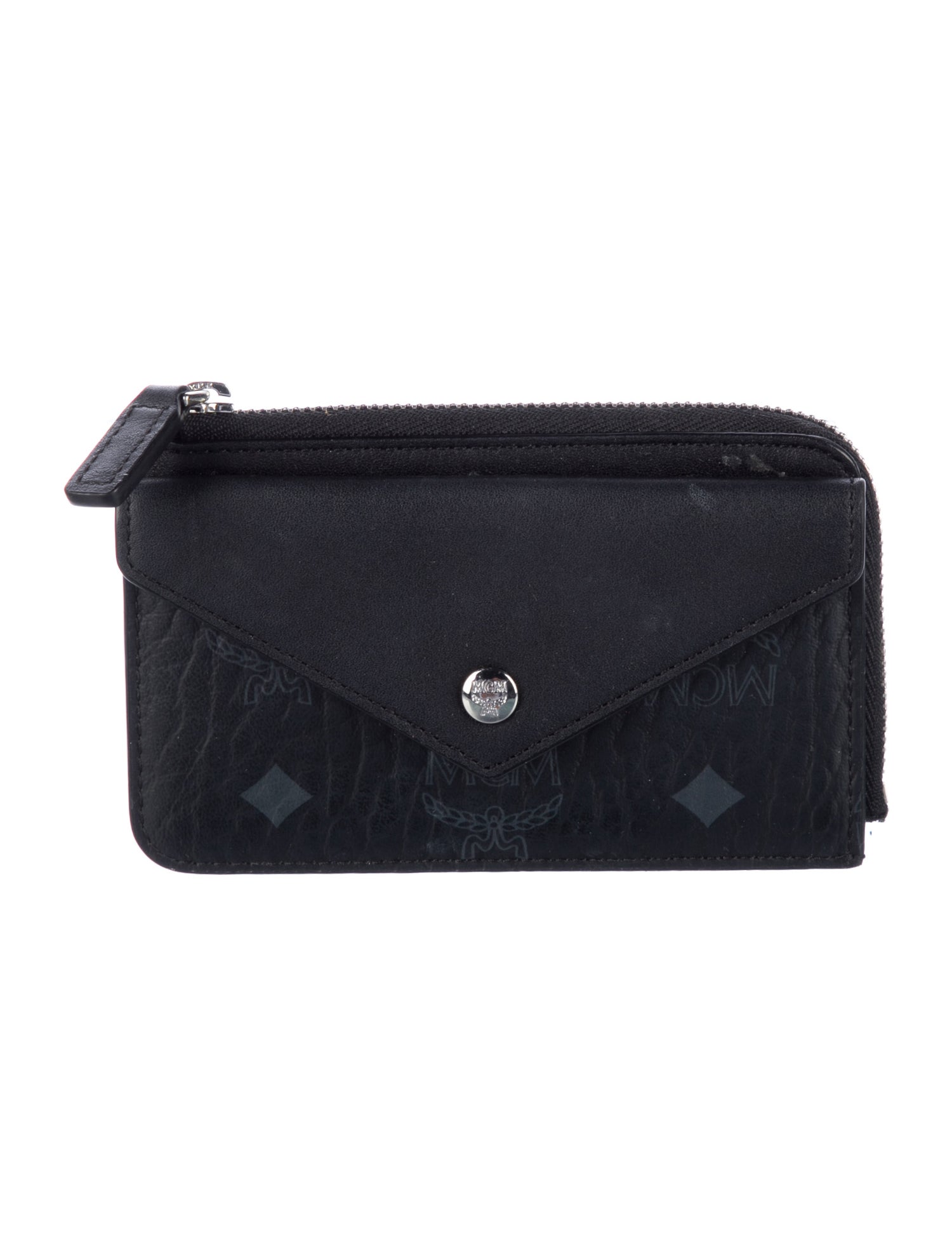 MCM Leather Printed Pouch