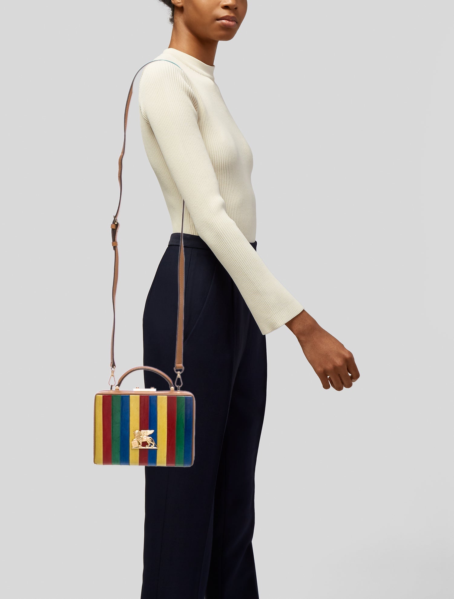 MCM Leather Crossbody Bag