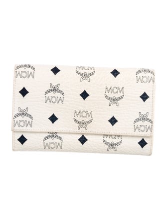 MCM Canvas Printed Wallet