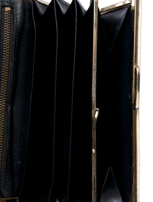 MCM Canvas Printed Wallet