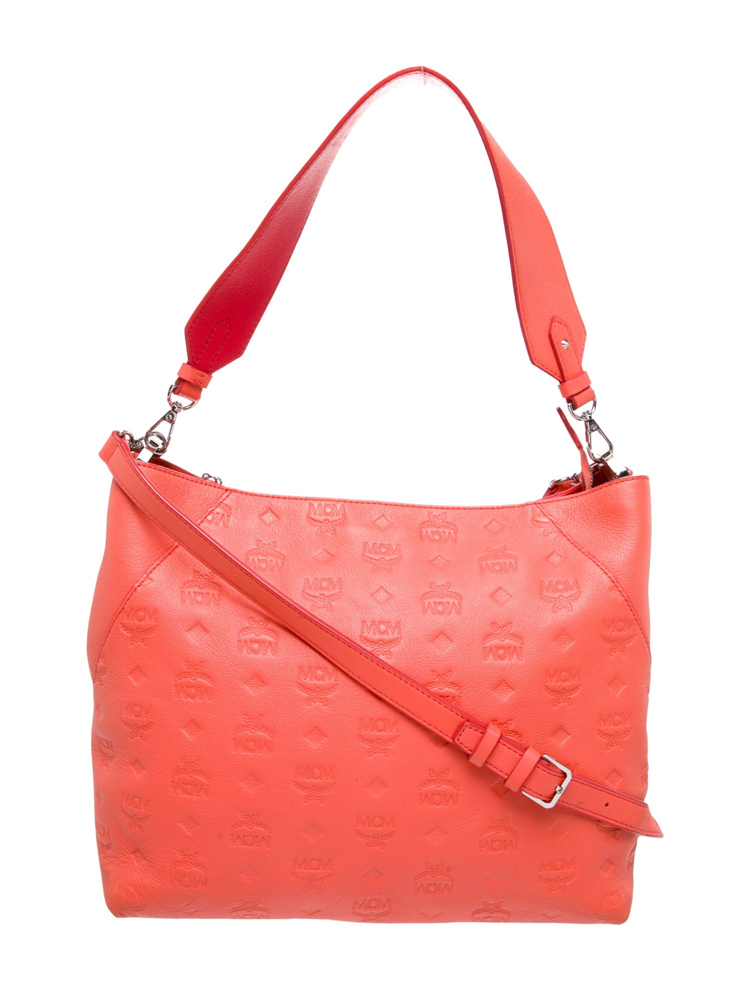 MCM Leather Messenger Bag