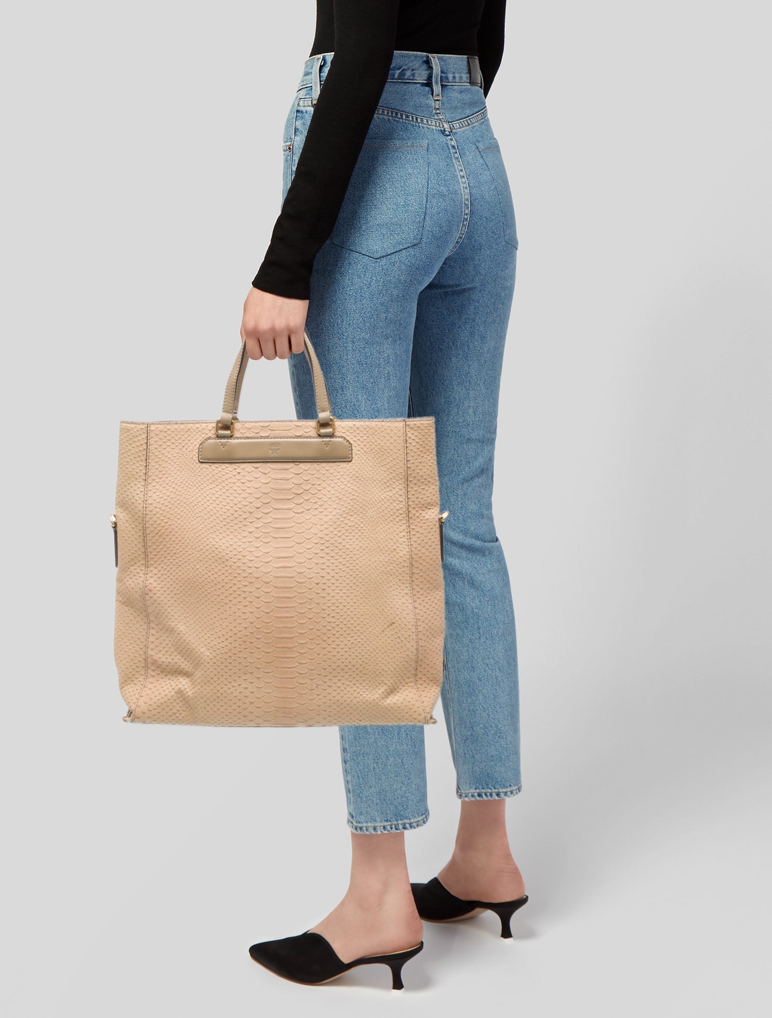 MCM Leather Tote