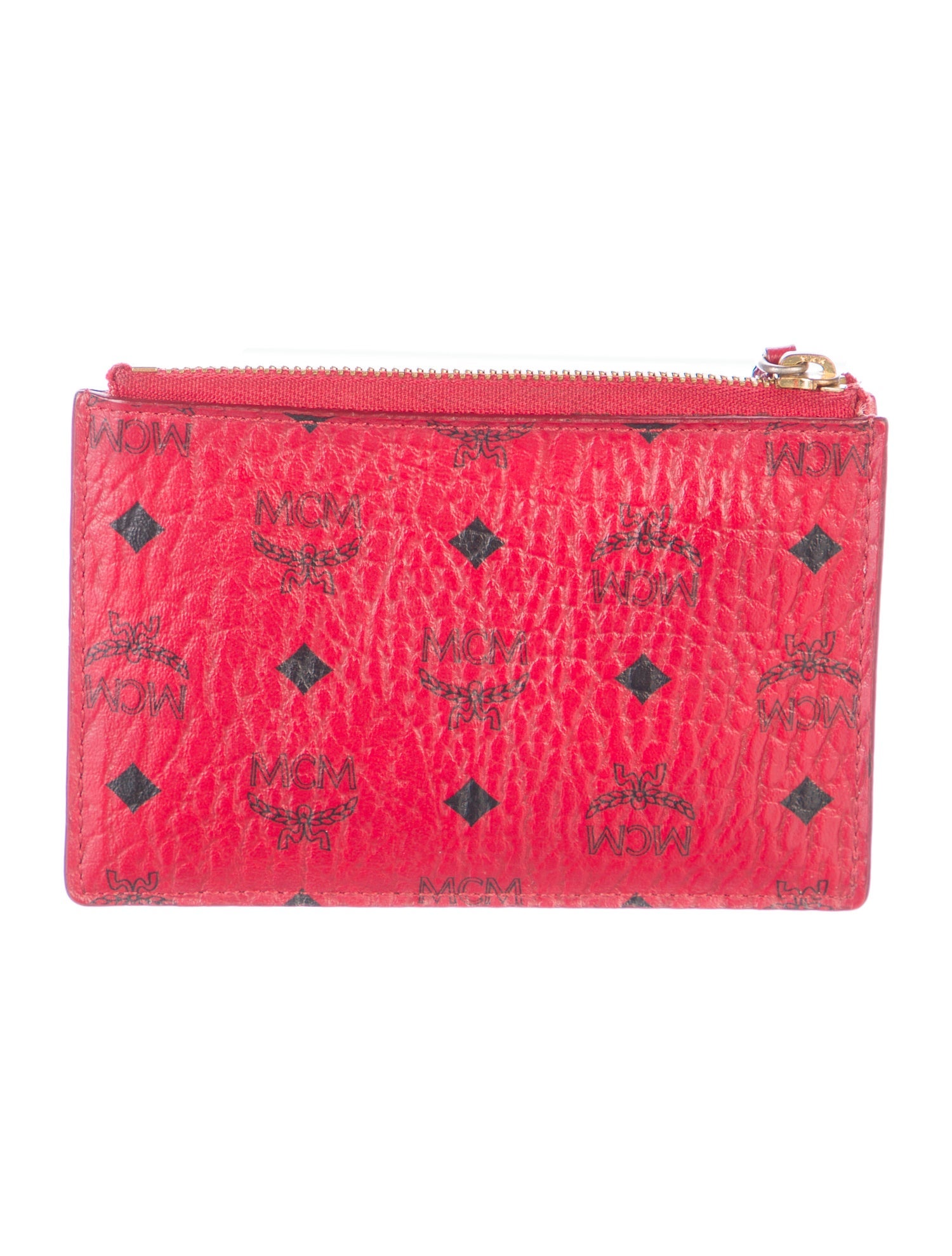 MCM Leather Printed Wallet