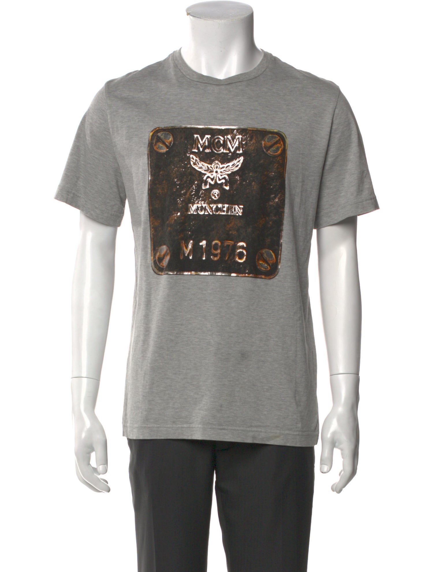 MCM Graphic Print Crew Neck T-Shirt