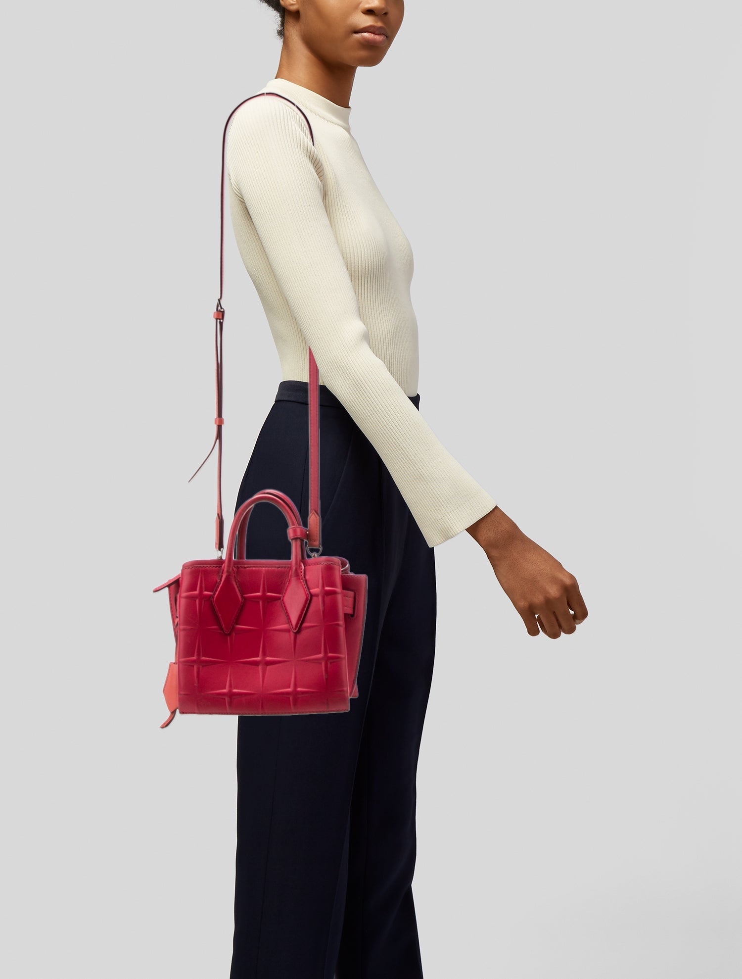 MCM Leather Shoulder Bag