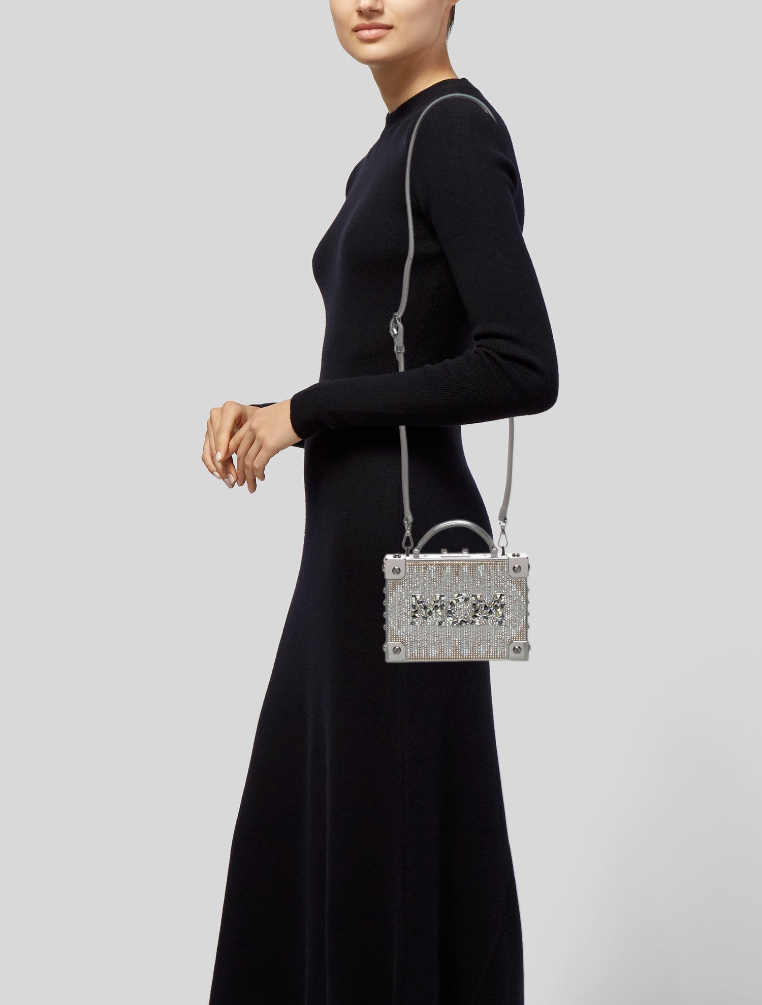 MCM Leather Top Handle Bag