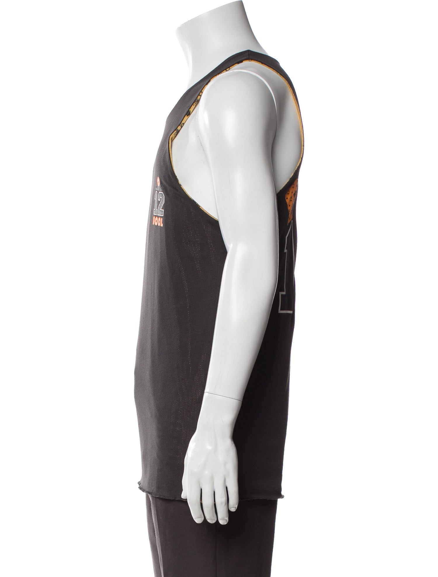 MCM Graphic Print Scoop Neck T-Shirt