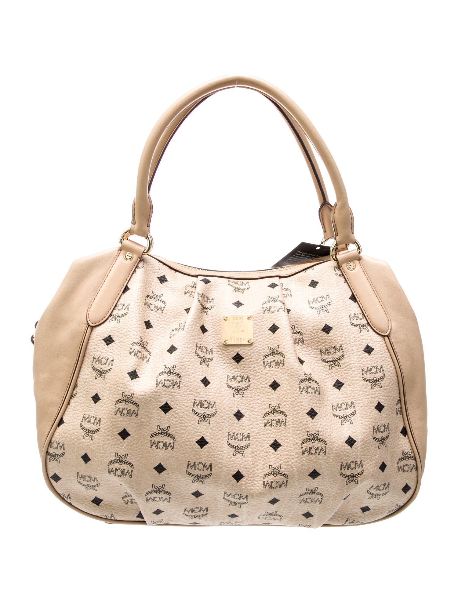 MCM Monogram Top Handle Bag
