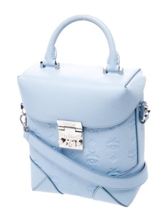 MCM Monogram Top Handle Bag