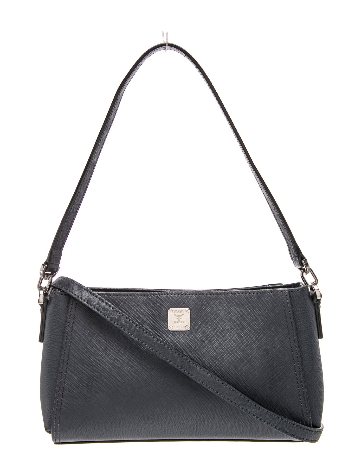 MCM Leather Top Handle Bag