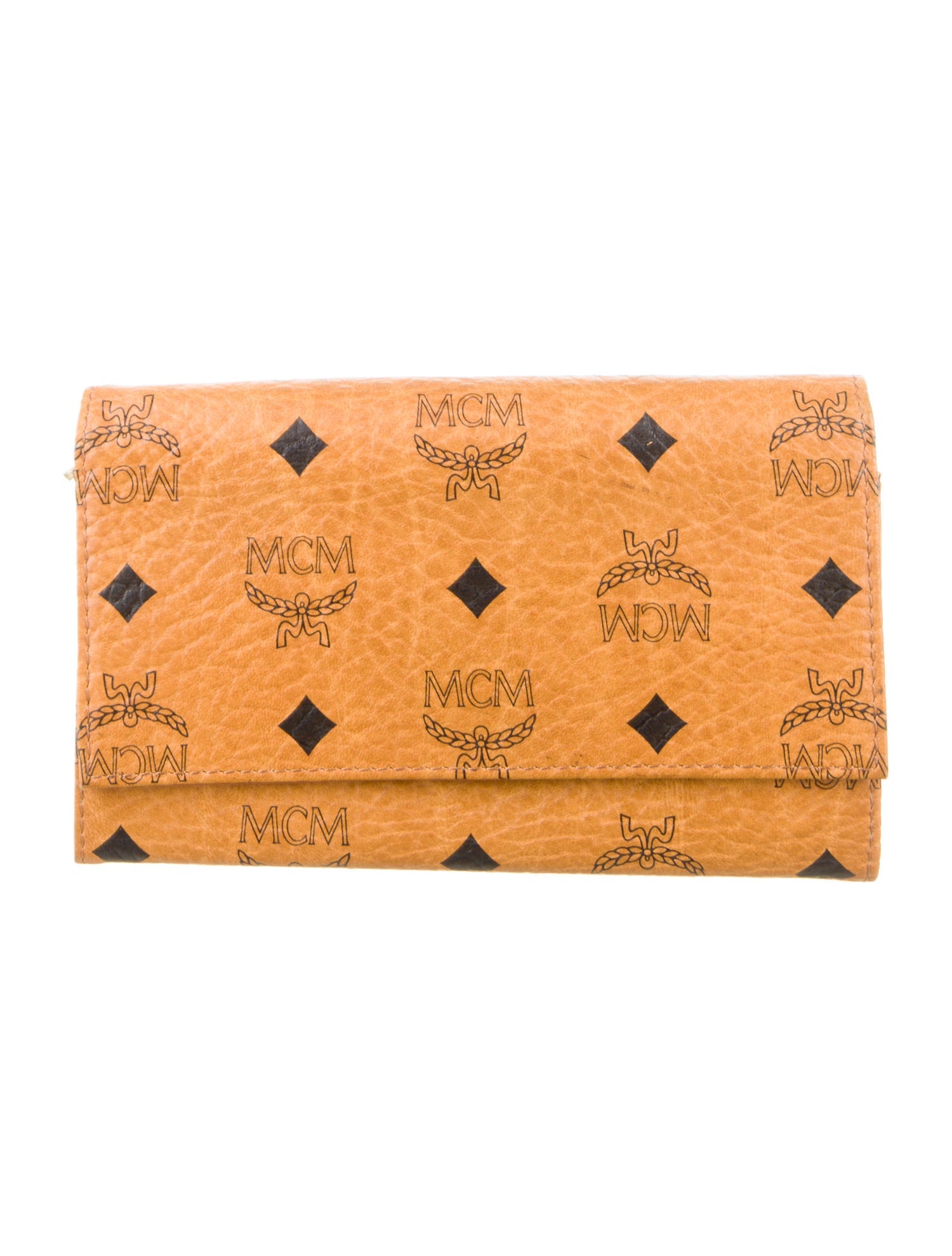 MCM Leather Printed Wallet