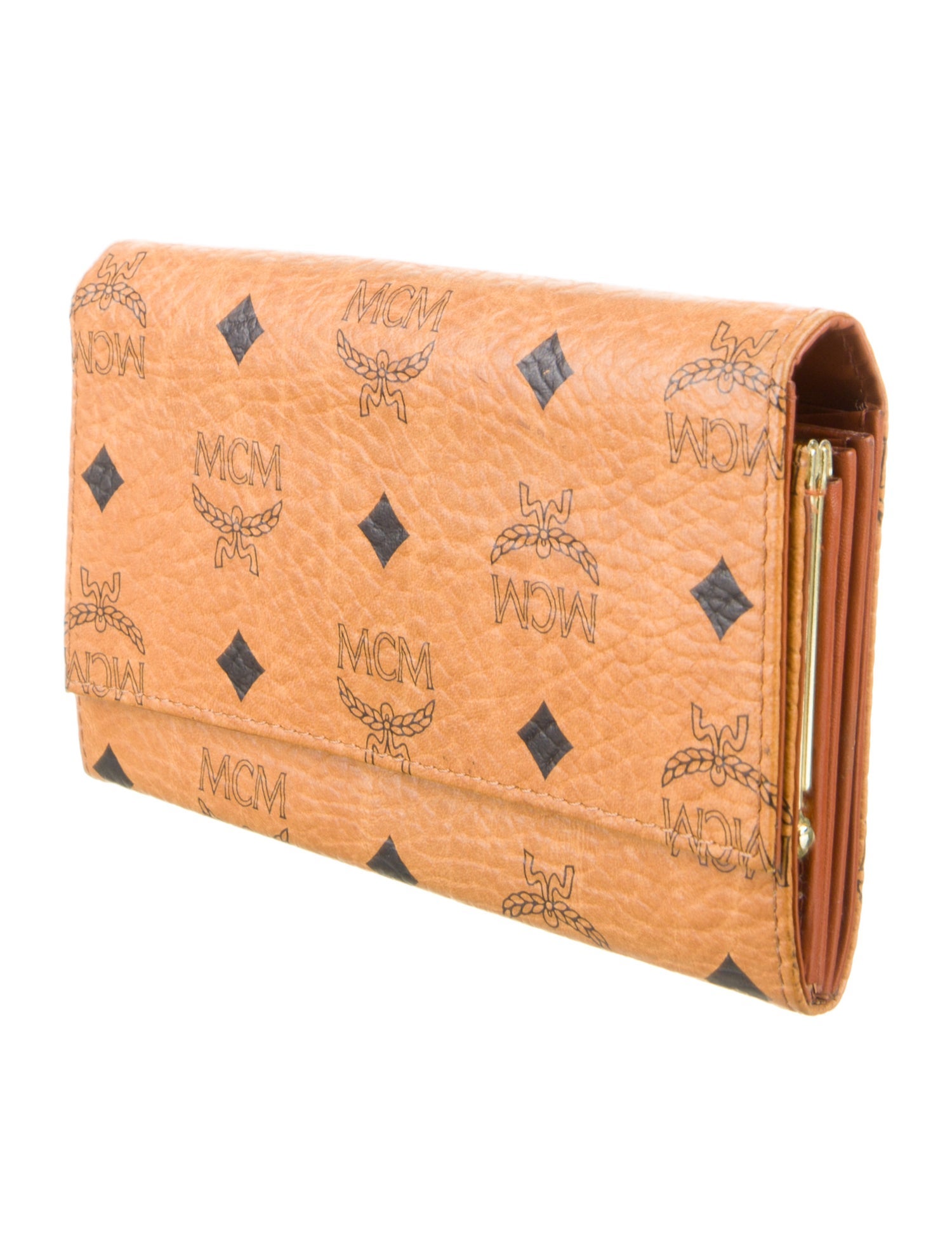 MCM Leather Printed Wallet