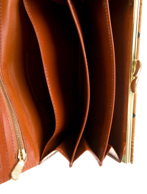 MCM Leather Printed Wallet
