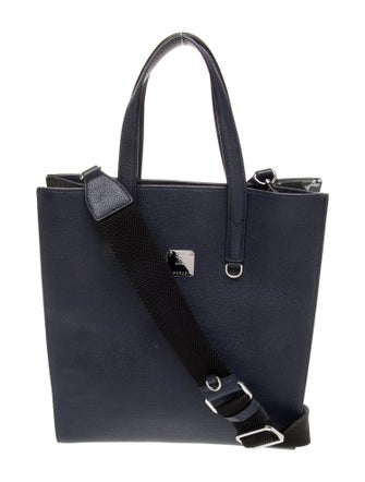 MCM Leather Top Handle Bag