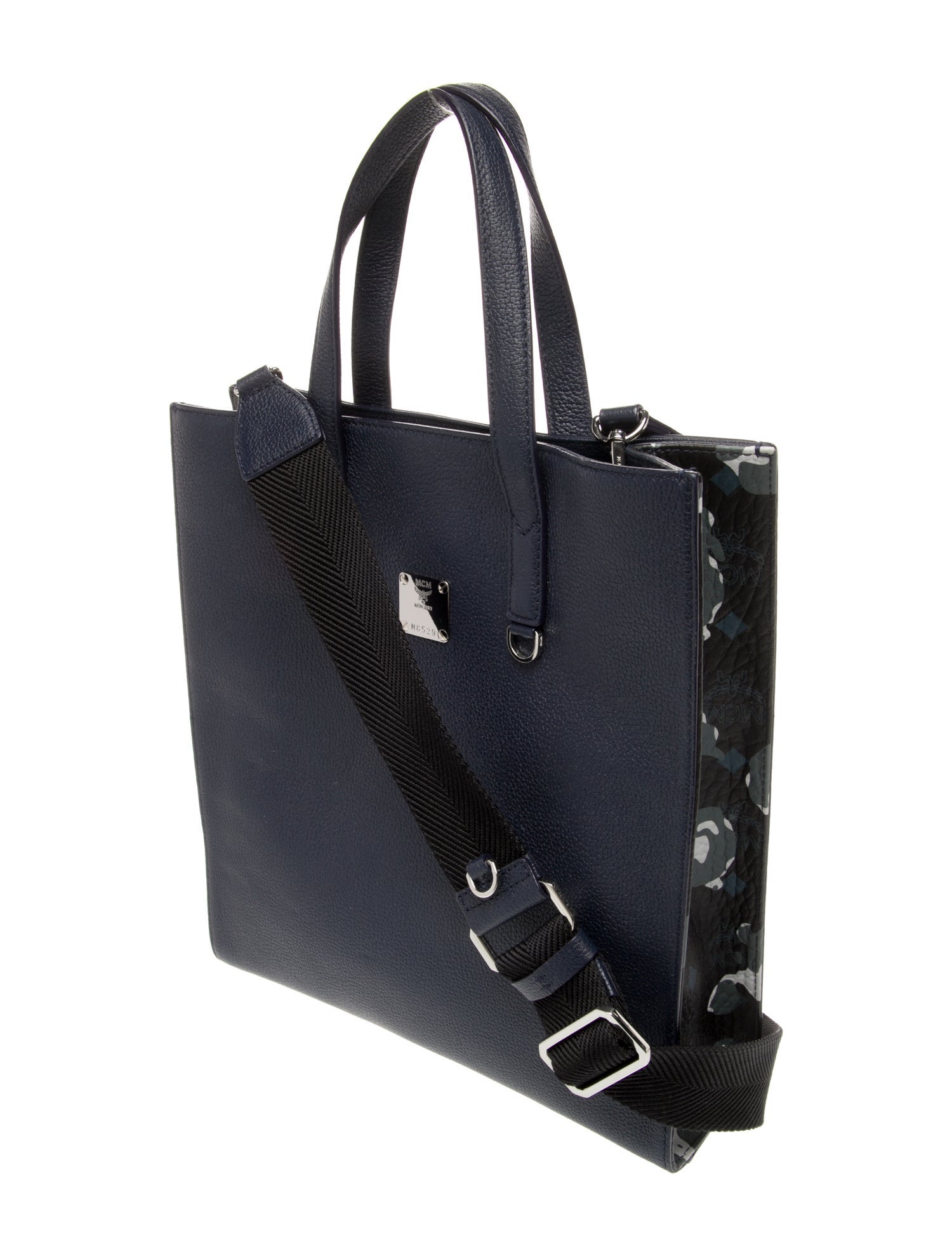 MCM Leather Top Handle Bag