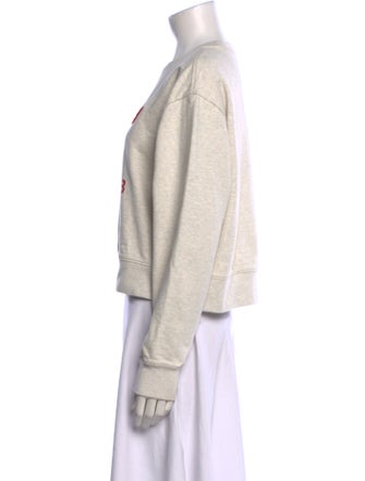 MCM Graphic Print Crew Neck Sweatshirt