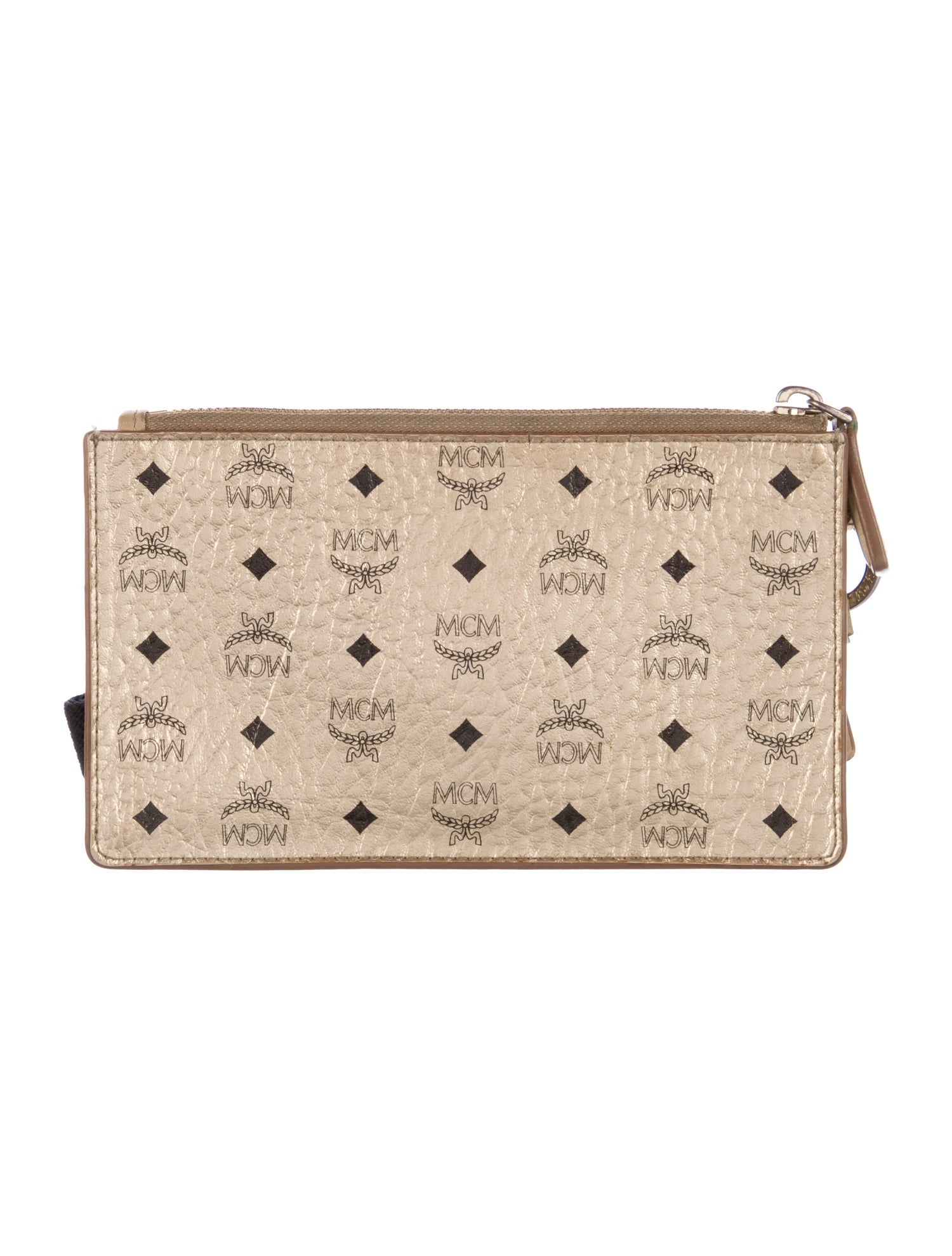 MCM Leather Printed Pouch