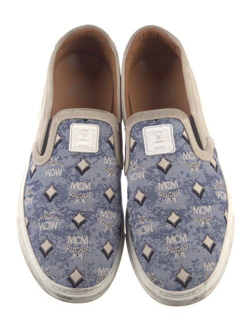 MCM Denim Printed Sneakers