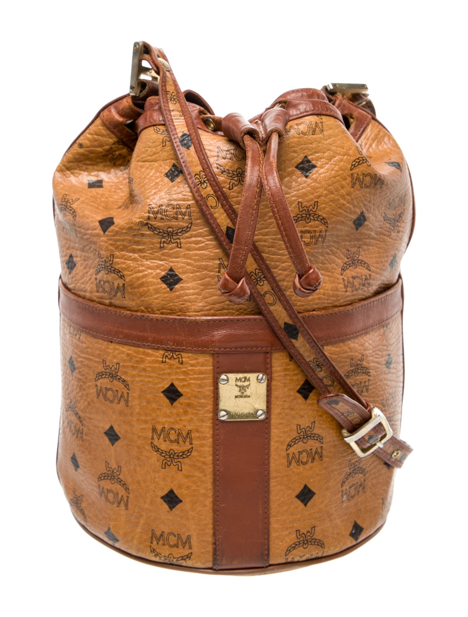 MCM Monogram Bucket Bag